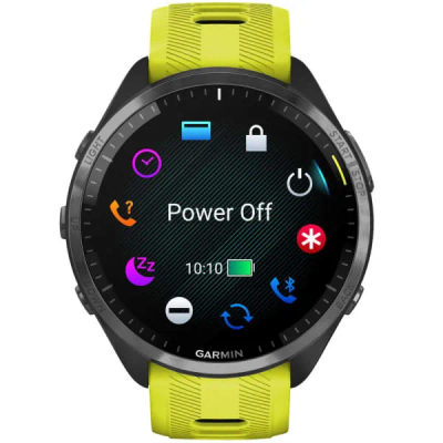 Garmin Forerunner 965 Amp Yellow / Black DLC Titanium — 9