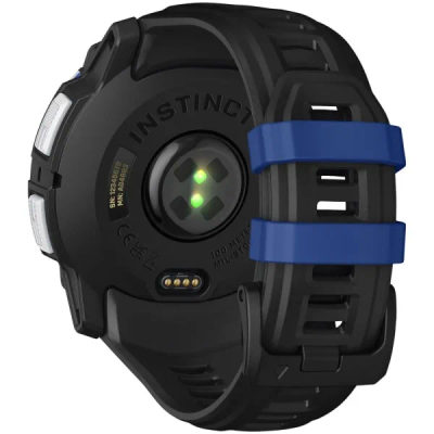 Garmin Instinct 3 — 50 мм Supernova Edition SOLAR Whitestone / Black / Bolt Blue — 8