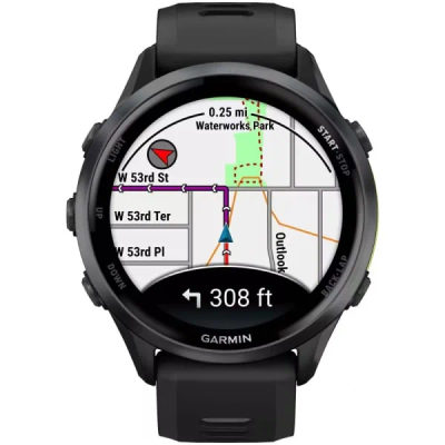 Garmin Forerunner 970 Carbon Grey DLC Titanium Black / Translucent Whitestone — 2