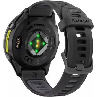 Garmin Forerunner 970 Carbon Grey DLC Titanium Black / Translucent Whitestone — 6
