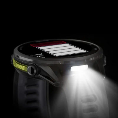 Garmin Forerunner 970 Carbon Grey DLC Titanium Black / Translucent Whitestone — 8