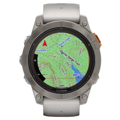 Garmin Fenix 7 Pro Sapphire Solar Titanium Fog Gray — 2