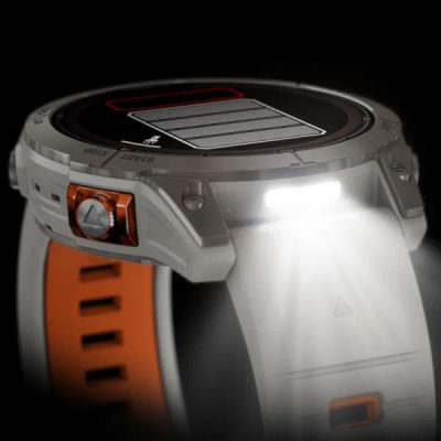 Garmin Fenix 7 Pro Sapphire Solar Titanium Fog Gray — 8