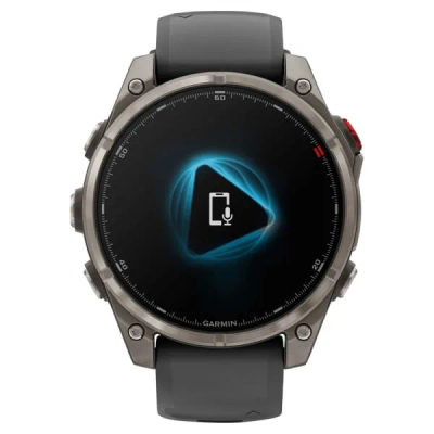 Garmin Fenix 8 Pro — 47 мм AMOLED Sapphire Titanium Graphite / Black — 10