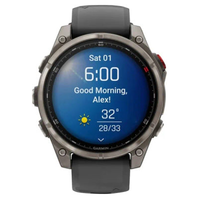 Garmin Fenix 8 Pro — 47 мм AMOLED Sapphire Titanium Graphite / Black — 11