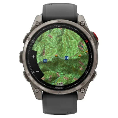 Garmin Fenix 8 Pro — 47 мм AMOLED Sapphire Titanium Graphite / Black — 3
