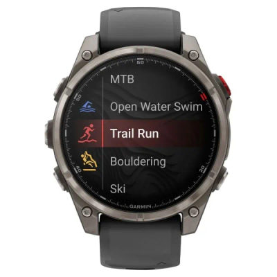 Garmin Fenix 8 Pro — 47 мм AMOLED Sapphire Titanium Graphite / Black — 4