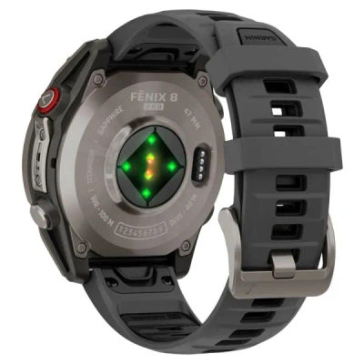Garmin Fenix 8 Pro — 47 мм AMOLED Sapphire Titanium Graphite / Black — 7