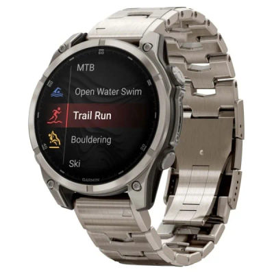 Garmin Fenix 8 — 47 мм AMOLED Sapphire Bare Titanium / Graphite / Titanium Band — 2