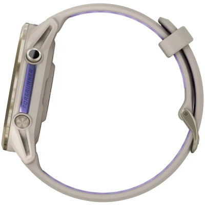 Garmin Forerunner 970 Soft Gold Titanium French Grey / Translucent Indigo — 4