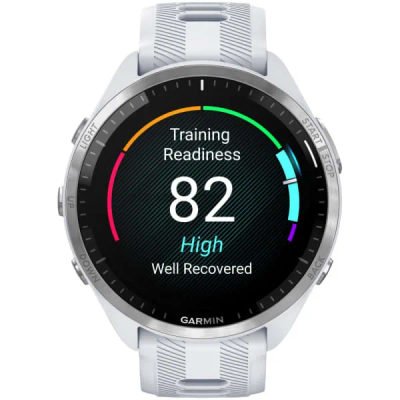 Garmin Forerunner 965 Whitestone / Powder Gray Titanium — 3