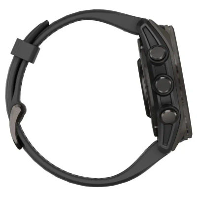 Garmin Fenix 8 — 43 мм AMOLED Sapphire Carbon Gray DLC Titanium Black / Pebble Gray — 6