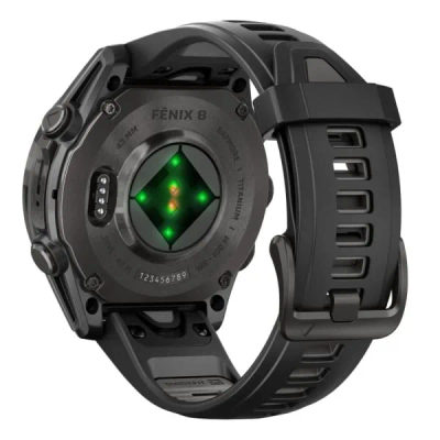 Garmin Fenix 8 — 43 мм AMOLED Sapphire Carbon Gray DLC Titanium Black / Pebble Gray — 7