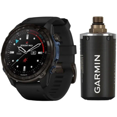 Дайвинг компьютер Garmin Descent Mk3i 51 мм Carbon Gray DLC Titanium / Silicone Band + Descent T2