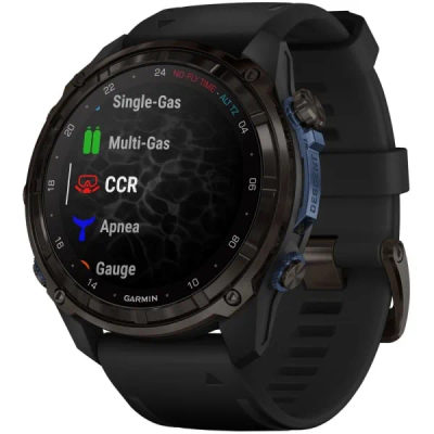 Дайвинг компьютер Garmin Descent Mk3i 51 мм Carbon Gray DLC Titanium / Silicone Band + Descent T2 — 2