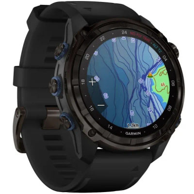 Дайвинг компьютер Garmin Descent Mk3i 51 мм Carbon Gray DLC Titanium / Silicone Band + Descent T2 — 5