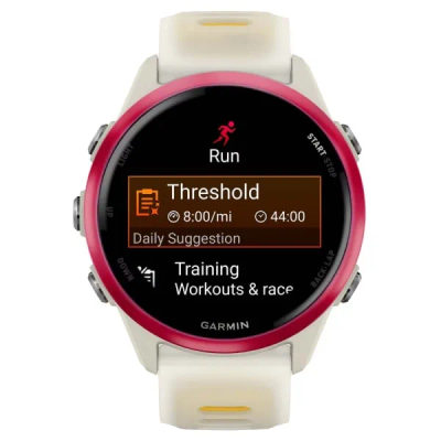 Garmin Forerunner 570 — 42 мм Raspberry / Translucent Bone / Mango — 2