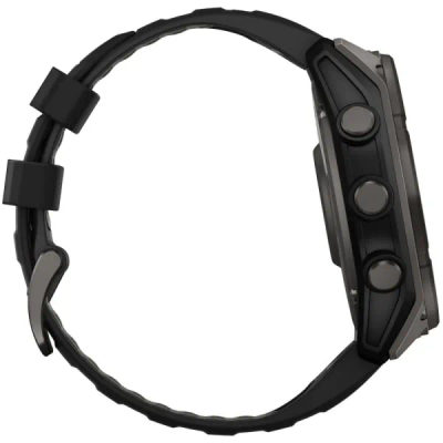Garmin Fenix 8 — 51 мм Solar Sapphire Carbon Gray DLC Titanium Black / Pebble Gray — 6