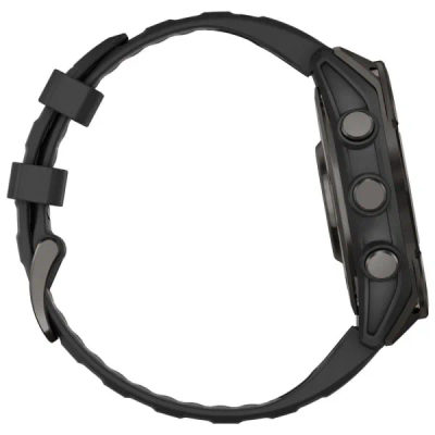 Garmin Fenix 8 — 47 мм AMOLED Sapphire Carbon Gray DLC Titanium Black / Pebble Gray — 6