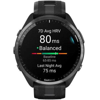 Garmin Forerunner 965 Black / Powder Gray DLC Titanium — 4