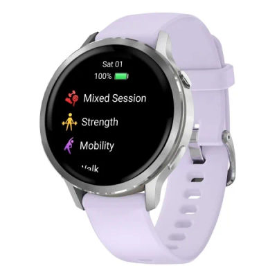 Garmin Venu 4 — 41 мм Silver / Periwinkle — 2