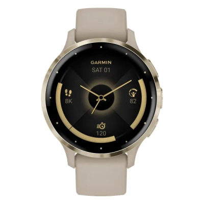 Garmin Venu 3S Soft Gold / French Gray — 3
