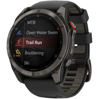Garmin Fenix 8 Pro — 51 мм AMOLED Sapphire Carbon Gray DLC Titanium Black / Pebble Gray — 2
