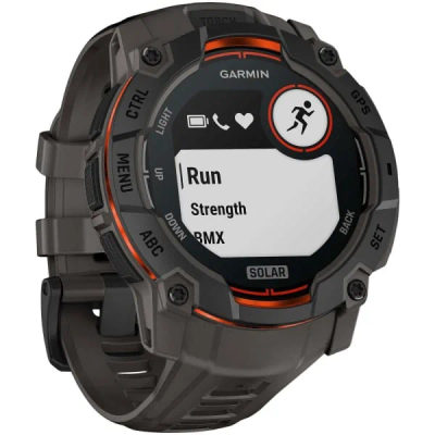 Garmin Instinct 3 — 50 мм Solar Black / Charcoal — 5