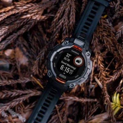 Garmin Instinct 3 — 50 мм Solar Black / Charcoal — 8