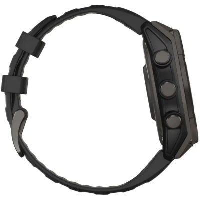 Garmin Fenix 8 — 47 мм Solar Sapphire Carbon Gray DLC Titanium Black / Pebble Gray — 6