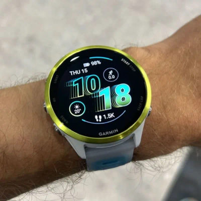 Garmin Forerunner 570 — 47 мм Amp Yellow / Translucent Whitestone / Turquoise — 7