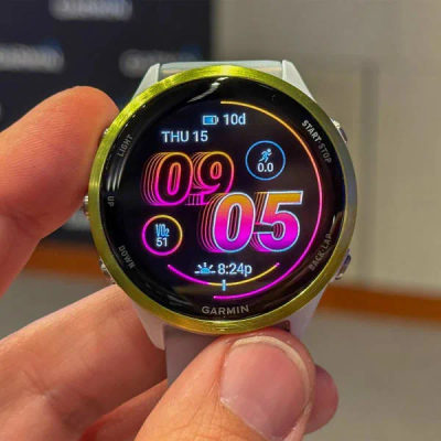 Garmin Forerunner 570 — 47 мм Amp Yellow / Translucent Whitestone / Turquoise — 8
