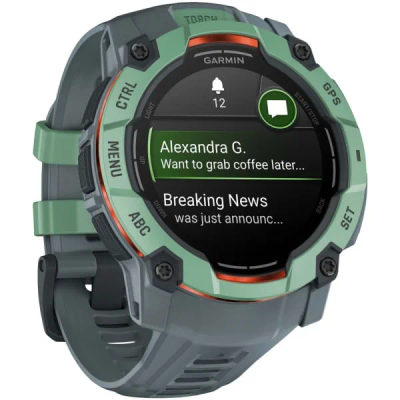 Garmin Instinct 3 — 50 мм AMOLED Neo Tropic / Twilight — 5