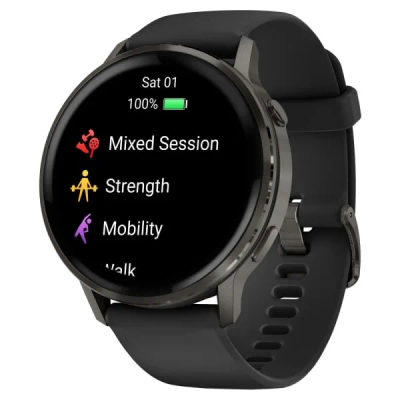 Garmin Venu 4 — 45 мм Slate / Black — 2