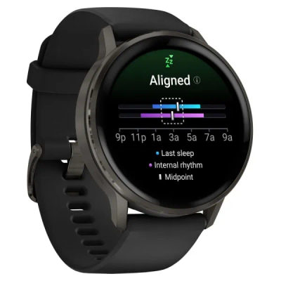 Garmin Venu 4 — 45 мм Slate / Black — 5