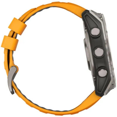 Garmin Fenix 8 — 51 мм AMOLED Sapphire Titanium Spark Orange / Graphite — 6