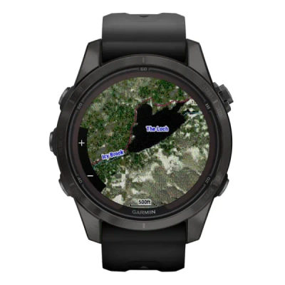 Garmin Fenix 7S Pro Sapphire Solar DLC Titanium Carbon Gray — 3