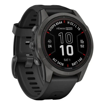 Garmin Fenix 7S Pro Sapphire Solar DLC Titanium Carbon Gray — 5