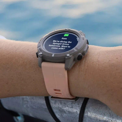 Дайвинг компьютер Garmin Descent G2 Paloma / Shell Pink — 7