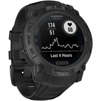 Garmin Instinct 3 — 50 мм Solar Tactical Edition Black — 3
