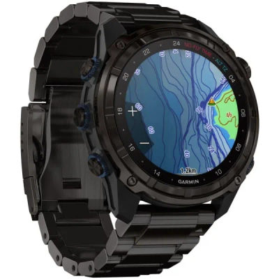 Дайвинг компьютер Garmin Descent Mk3i 51 мм Carbon Gray DLC Titanium / DLC Titanium Band — 6