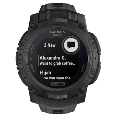 Garmin Instinct 3 — 45 мм Solar Tactical Edition Black — 2