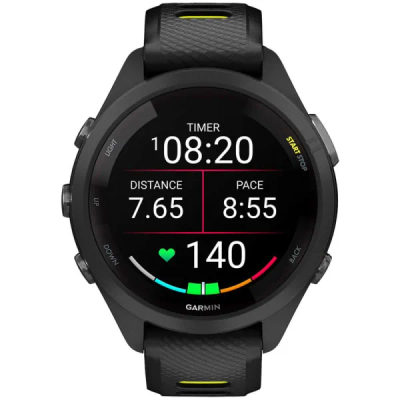 Garmin Forerunner 265S Black / Amp Yellow — 2