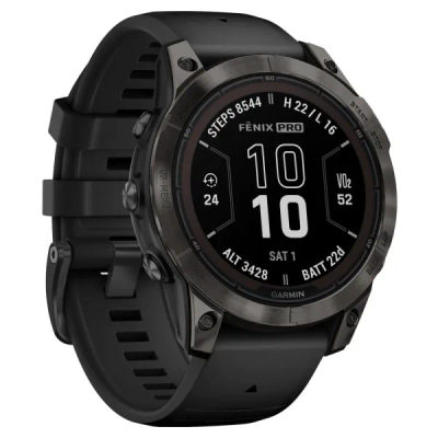Garmin Fenix 7 Pro Sapphire Solar DLC Titanium Carbon Gray — 4