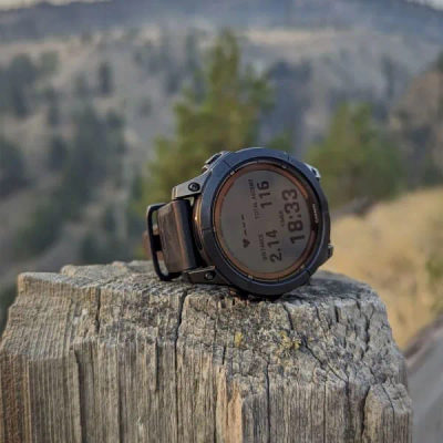 Garmin Fenix 7 Pro Sapphire Solar DLC Titanium Carbon Gray — 8