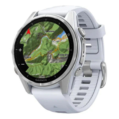Garmin Fenix 8 — 43 мм AMOLED Silver / Whitestone — 2