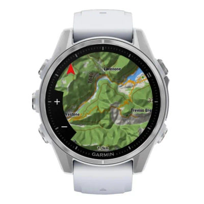 Garmin Fenix 8 — 43 мм AMOLED Silver / Whitestone — 3