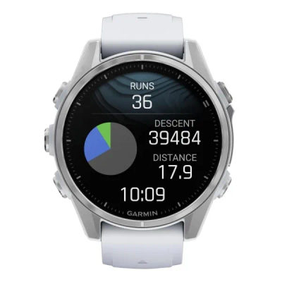 Garmin Fenix 8 — 43 мм AMOLED Silver / Whitestone — 4