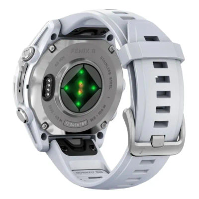 Garmin Fenix 8 — 43 мм AMOLED Silver / Whitestone — 7