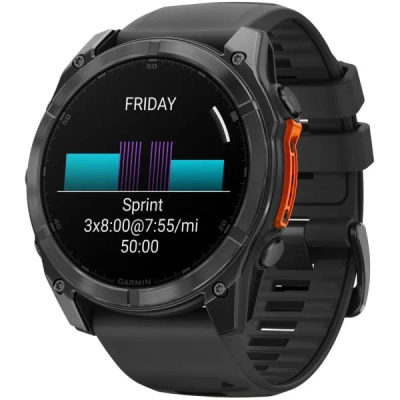 Garmin Fenix 8 — 51 мм AMOLED Slate Gray / Black — 2